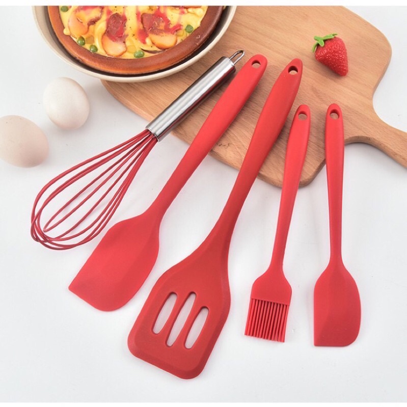 Silikon baking set 5pcs / spatula set