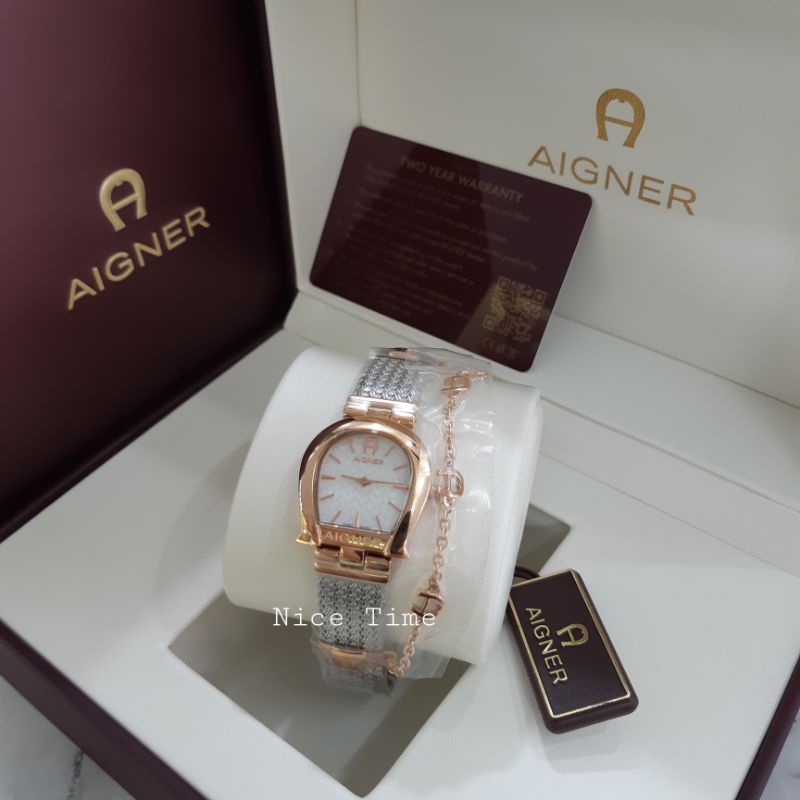 jam tangan wanita original AIGNER ARWLG2101212.ARWLG2101214 SILVER GOLD. SILVER ROSEGOLD
