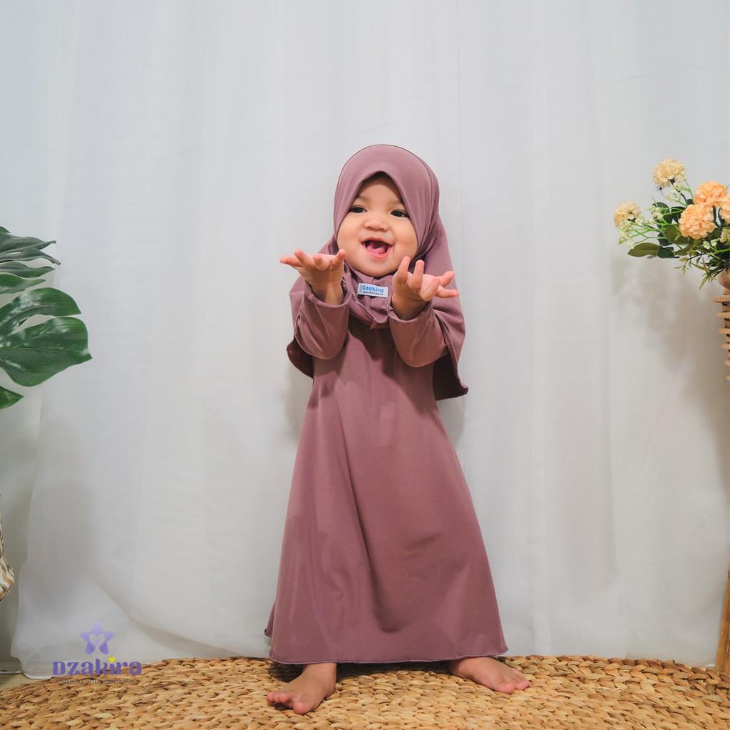 GAMIS BAYI KIA by DZAKIRA 0-2thn PLUM