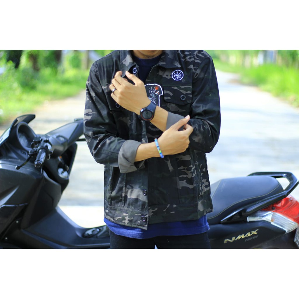 Jaket Semi Parka BGSR ORI  -Loreng