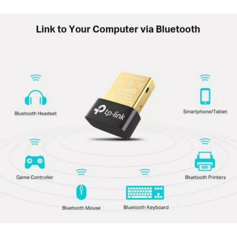 Bluetooth 4.0 Dongle USB Nano UB400 Adapter PC Wireless ver1.1 Tp link