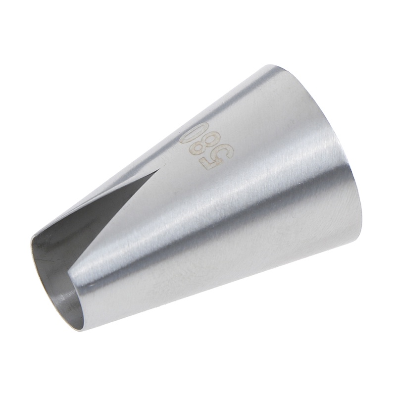 1 Pc Alat Nozzle Icing Piping Bahan Stainless Steel Bentuk Bunga Untuk Membuat Kue