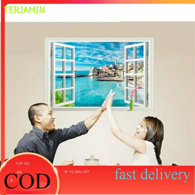 Wall Sticker 3D Stiker Dinding 3D shoopemall