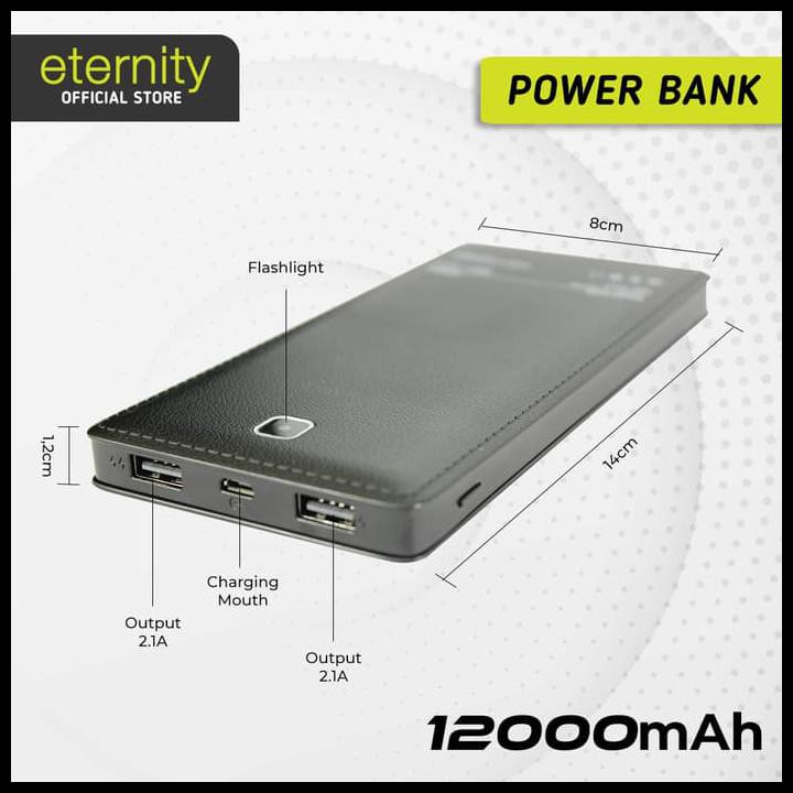 Trendy Fs Eternity - Magnum | Powerbank 12000 Mah Quick Charge Murah Promo - Putih