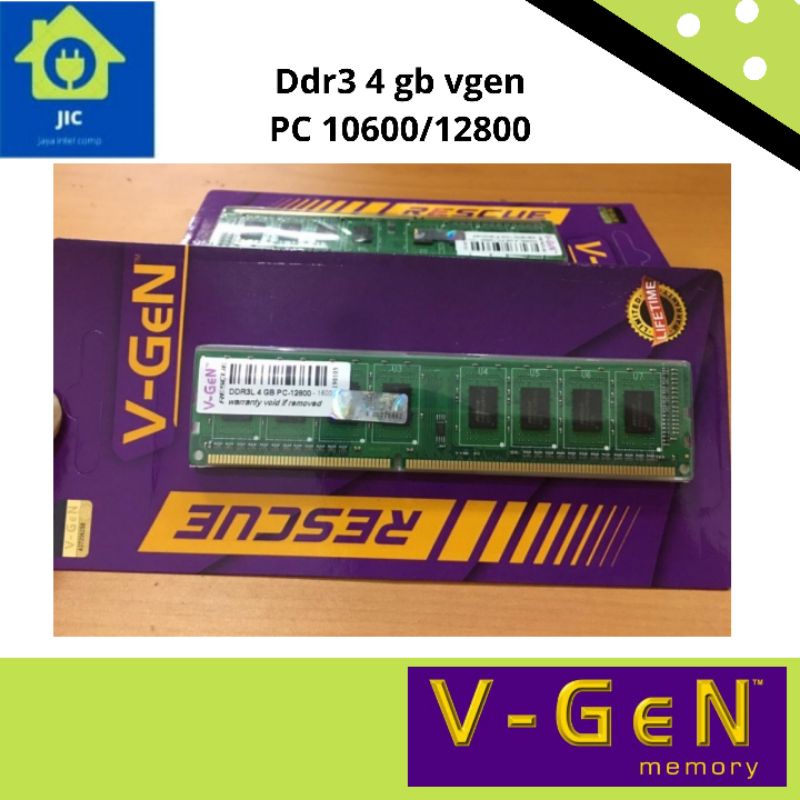 Ddr3 4 gb vgen pc 10600/12800
