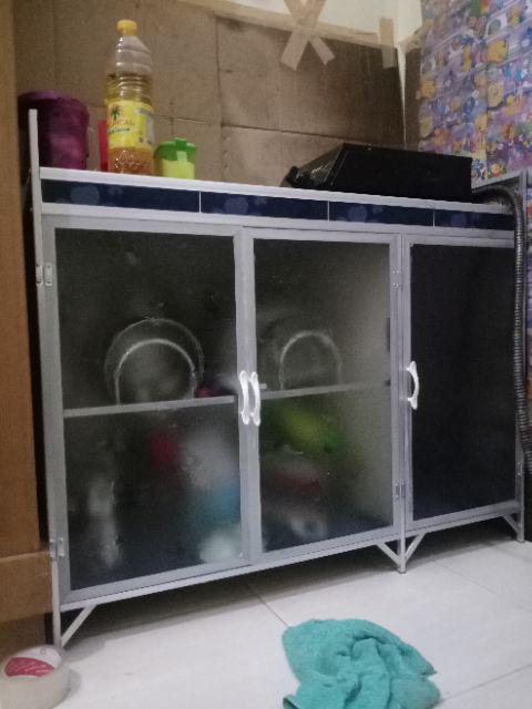Rak Kompor 3 Pintu Alumunium (portabel)