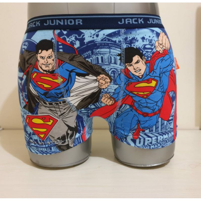 Celana dalam boxer jack junior anak laki : SUPERMAN