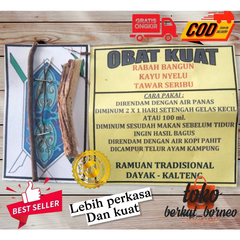 Berkat_borneo Kayu Nyelu Tawar Seribu Ramuan Khas Kalimantan Asli Untuk Atasi Ejakulasi Dini Ramuan 