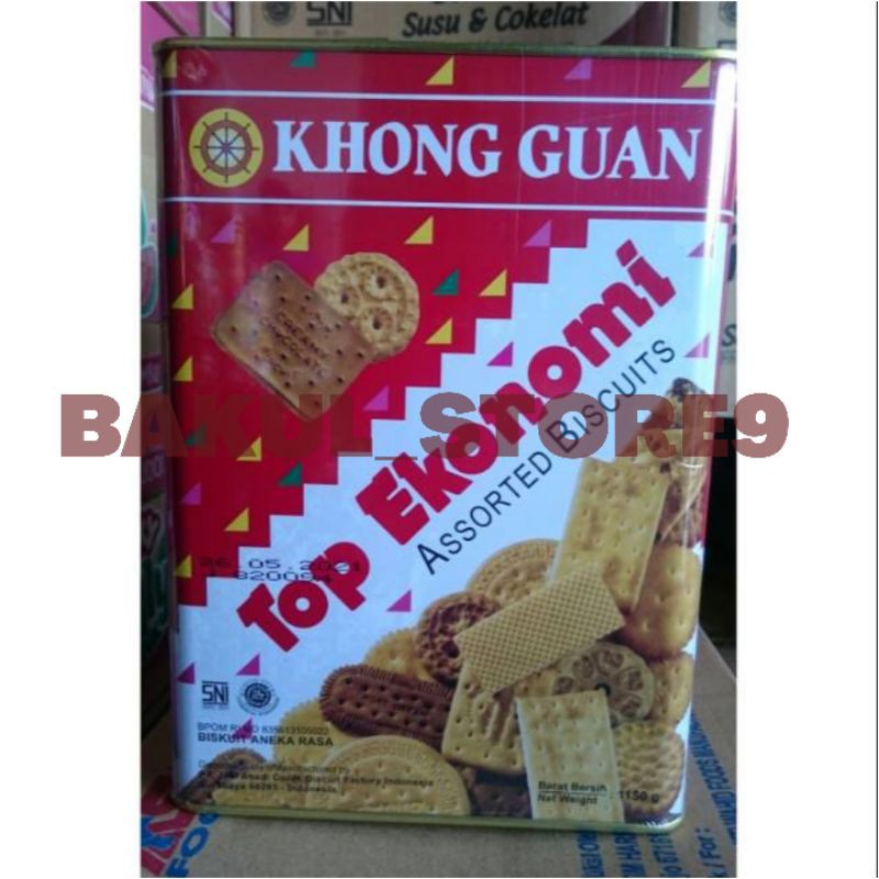 Khong Guan Top Ekonomi Assorted Biscuits 1150 Gr