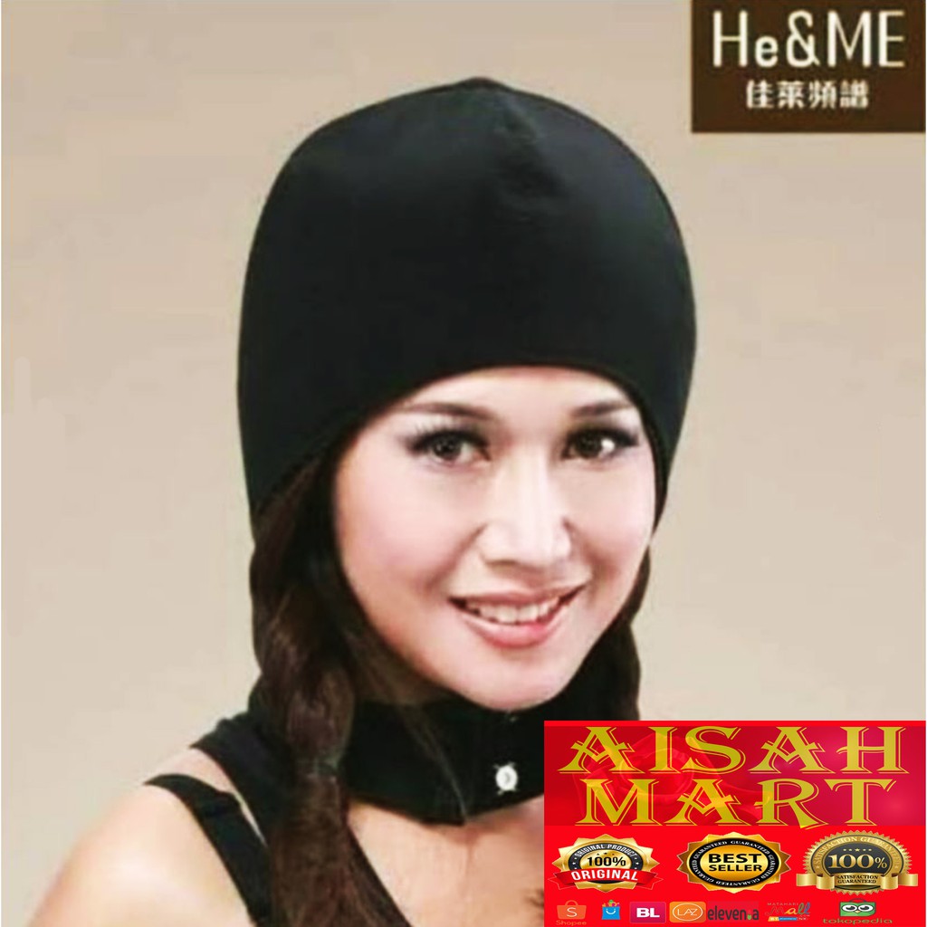 HOT PROMO HE&ME CANAI SPECTRUM CARE SEDATIVE NIGHT CAP  AS10 TOPI PELINDUNG OTAK AISAH MART