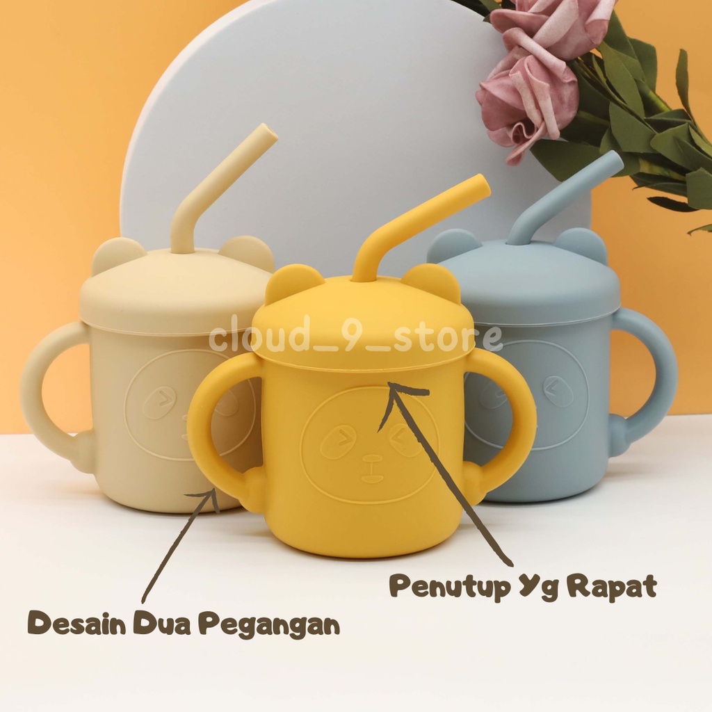 Gelas Silikon Bayi Gelas Silicon Bayi Bpa Free Baby Safe Training Cup Bayi Anti Tumpah Tempat Minum Bayi Gelas Minum Sedotan Anak Bayi Peralatan Mpasi Bayi Straw Cup Bayi Tempat Makan Bayi Mpasi Peralatan Makan Bayi Set Alat Makan Bayi