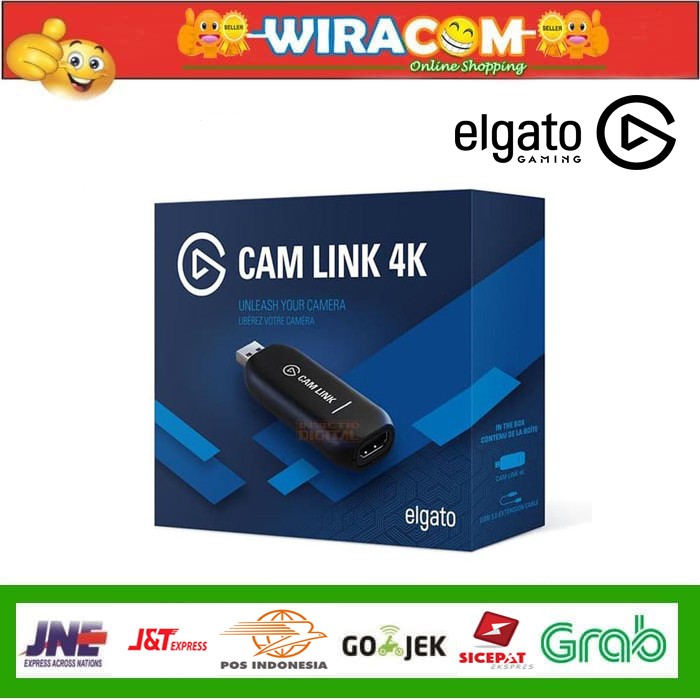 Elgato Cam Link 4K Record via DSLR, Mirrorless, Camcorder, Action Cam / Camlink 4K for Youtuber Pro