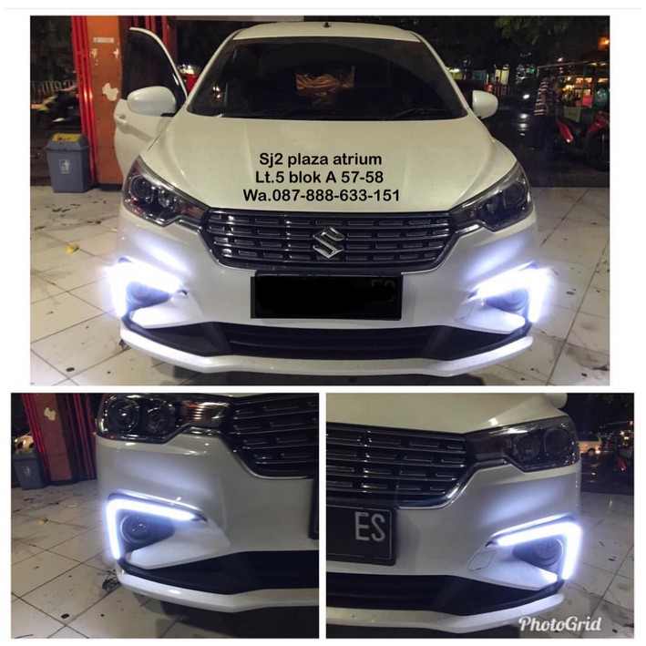 LED lampu drl all new ertiga 2018 fog lamp cover DRL