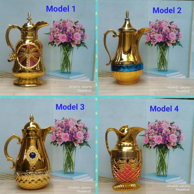 Teko Arab Air Zam Zam Cantik Vacuum Flask / Teko Arab Vacuum Flask
