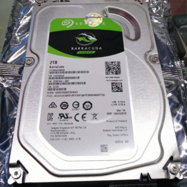 Harddisk Internal Seagate Baracuda 3,5&quot; 2TB