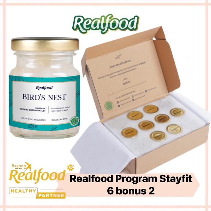 

Realfood STAY FIT ( 8 BOTOL ) minuman sarang burung walet