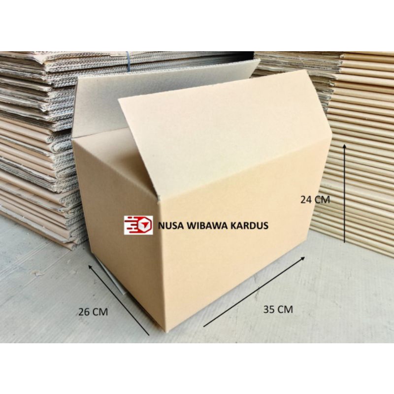 

kardus box packing polos 35x26x24cm