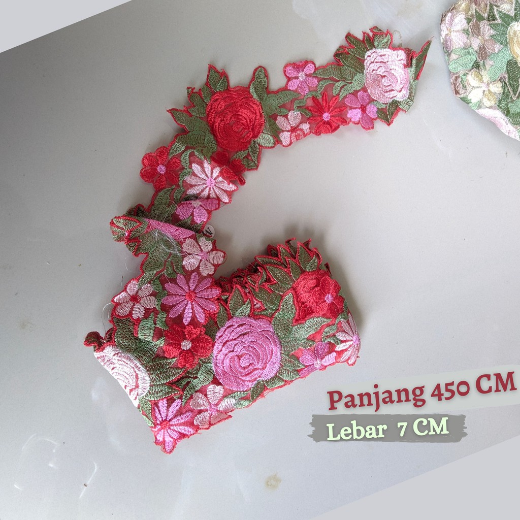 Renda Bordir Tempel Jahit