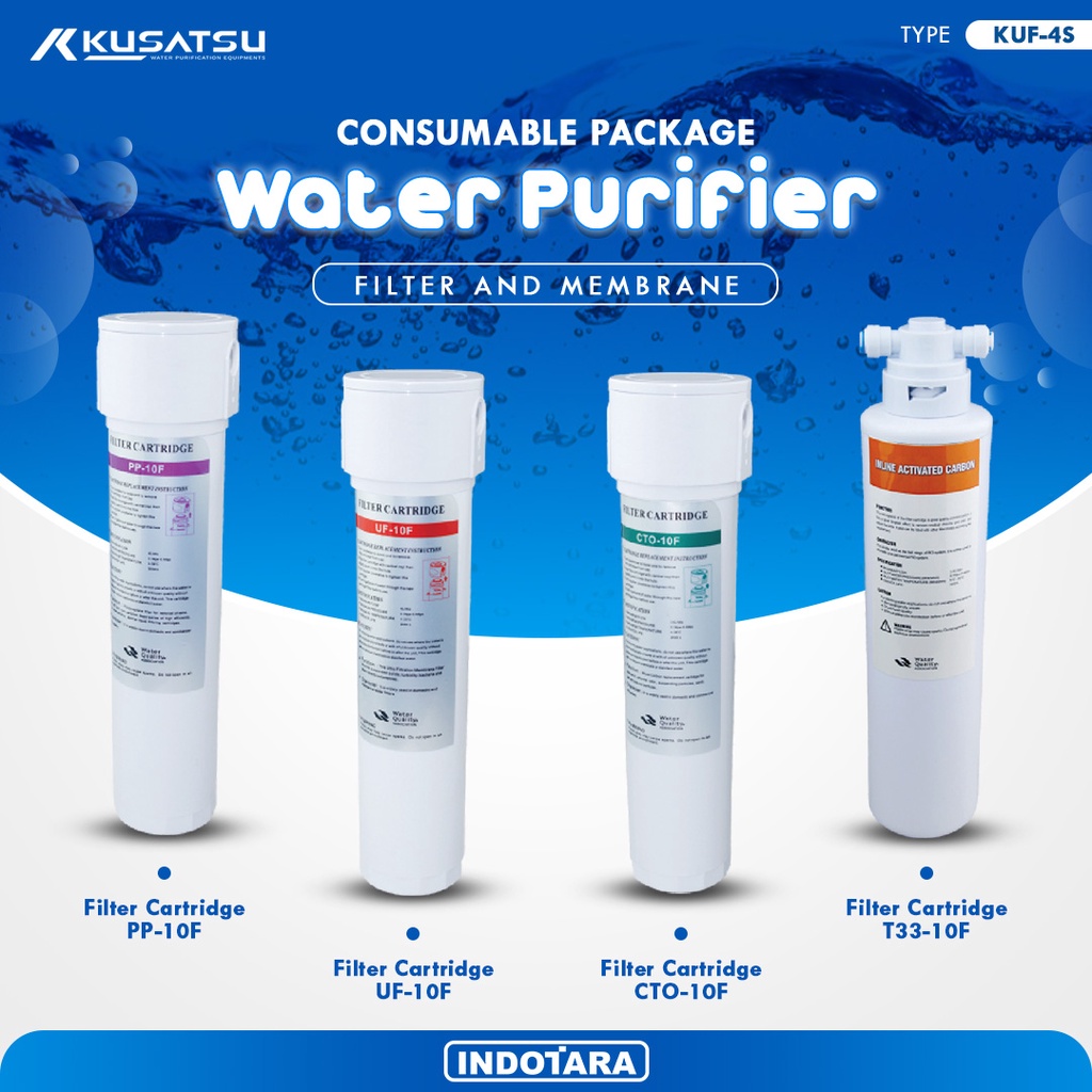 Paket Consumable Water Filter Cartridge Kusatsu - KUF4S