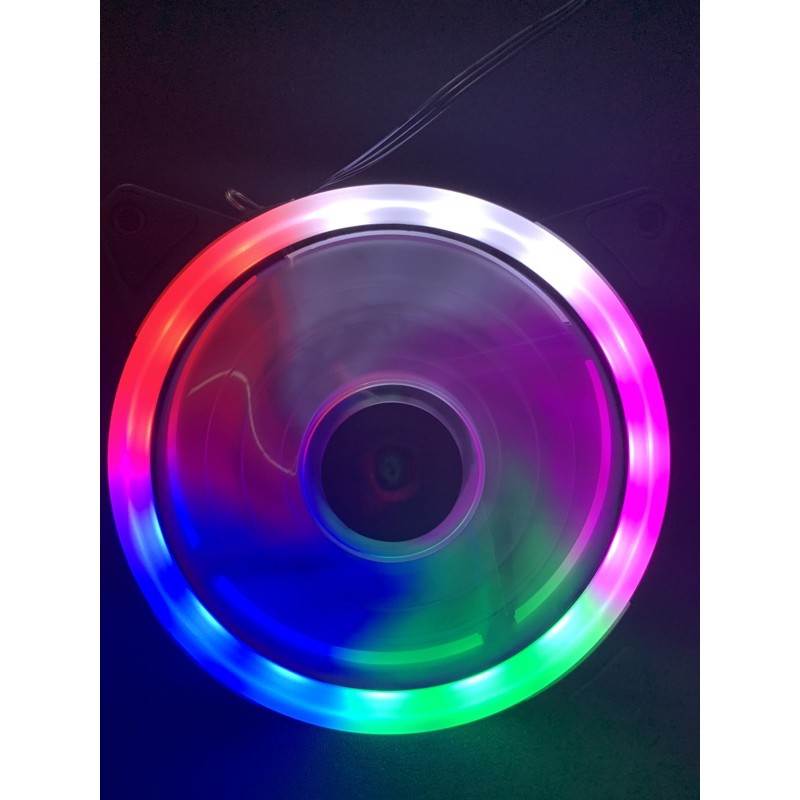 XBT Rainbow XB-112 Fan Casing 12cm Single Ring Led Fan Case 12 Cm - FAN CASING RGB