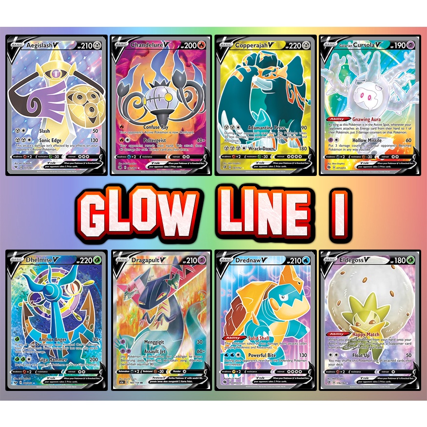 Jual KARTU POKEMON TCG HOLOGRAM SPECIAL GLOW LINE ENGLISH VERSION PART ...