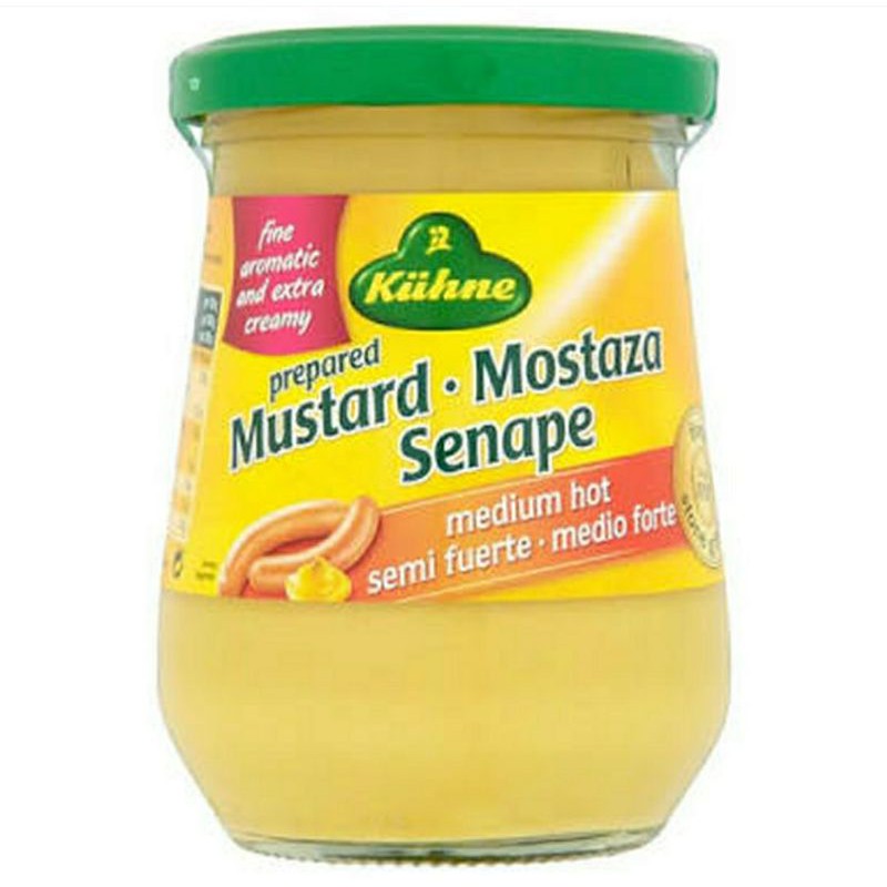 

Kuhne Mustard Medium Hot 250 ml - Bumbu