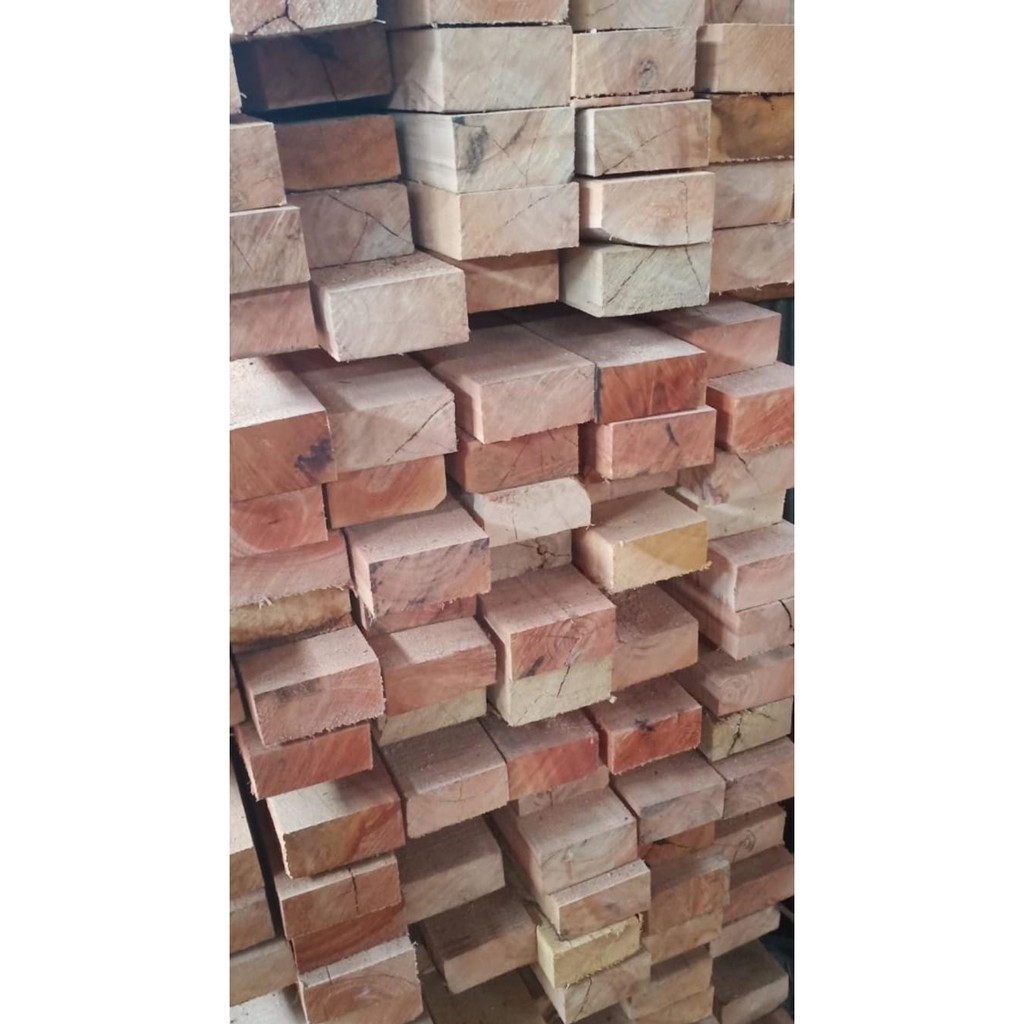 KAYU BALOK JAMBI 6 X 12 X 400 CM (MINIMAL ORDER 35 BTG = 1KUBIK)