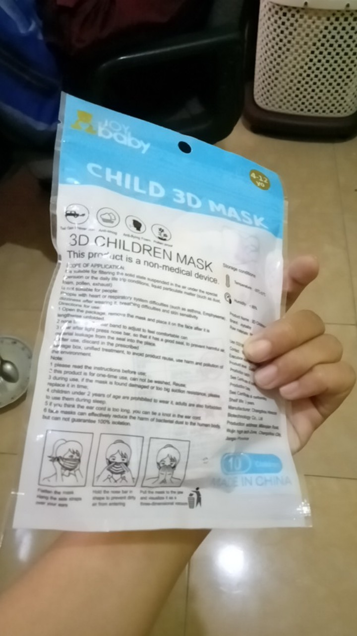 Masker Anak Kids Duckbill Motif 3ply Surgical Mask 4-12 Th - Ready Stock