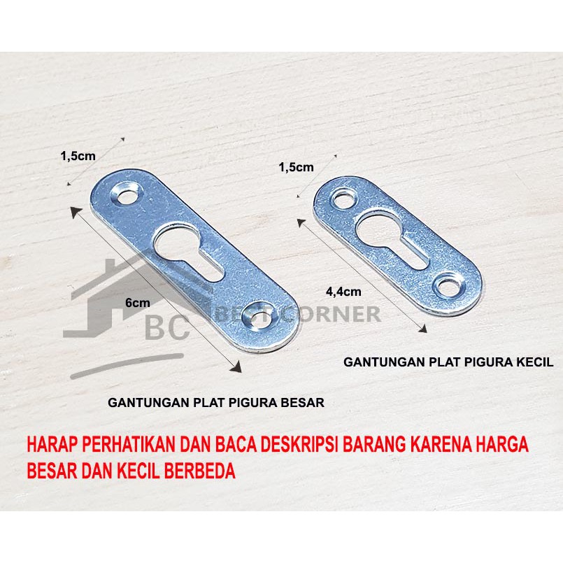 Gantungan Plat Pigura Large