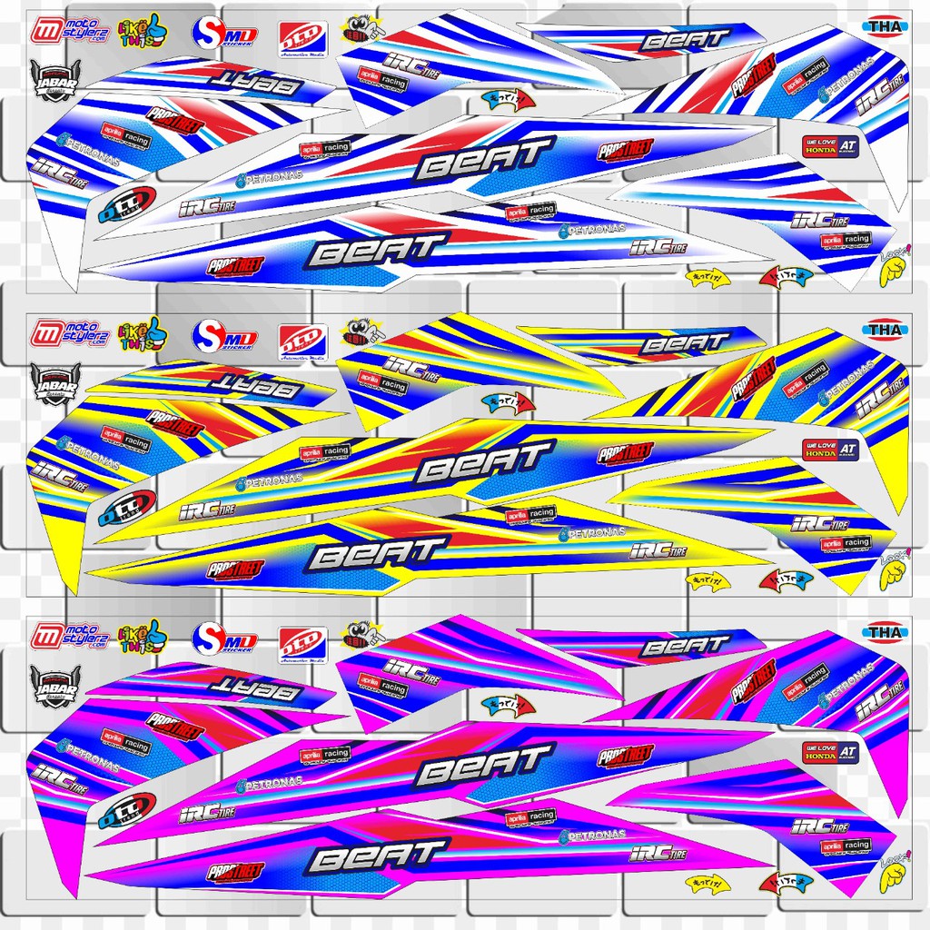 STRIPING VARIASI BEAT ESP THAILOOK