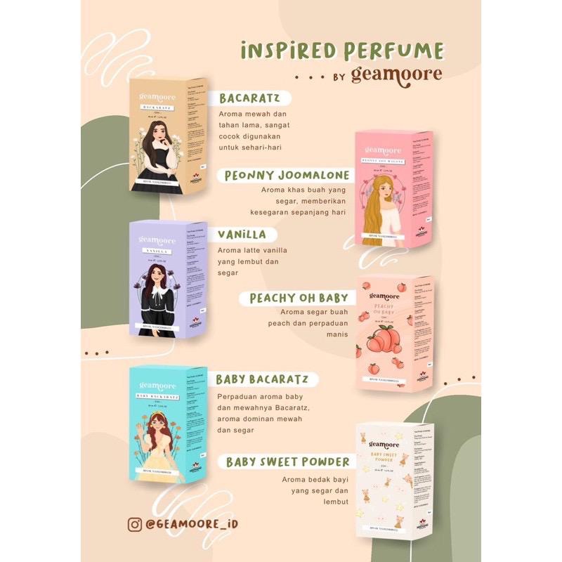 [BPOM] Inspired Parfum roll on 6ml by Geamoore / Parfum Geamoore Roll On 6ml