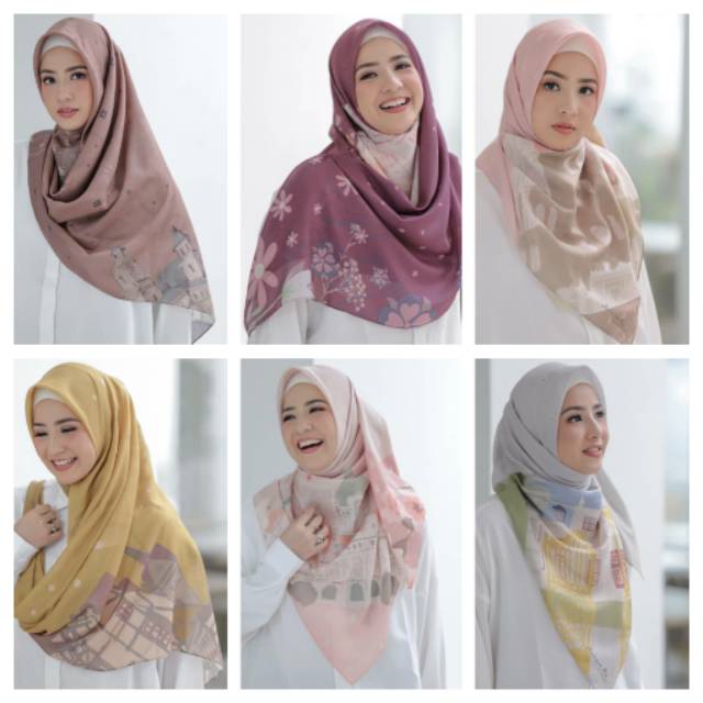 Hannover Series by Alur Cerita | Scarf Natasha Rizky | Jilbab Segiempat