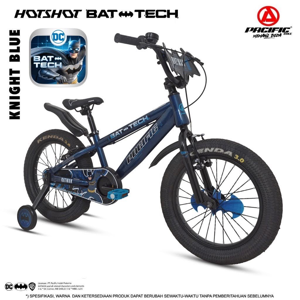 Sepeda Anak Pacific BMX HOTSHOT BAT TECH 18 Inch Garansi SNI-1