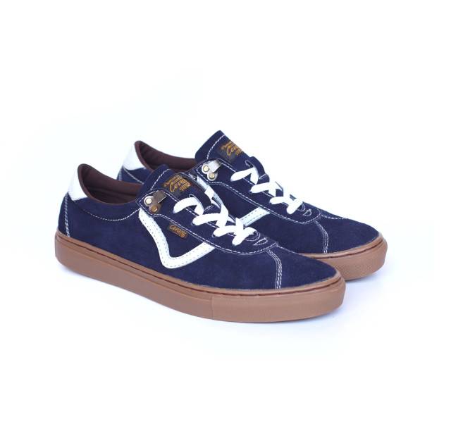 Sepatu Lokal Shoes Local Pride Cevany Ballad Os Low Cut Navy Gum