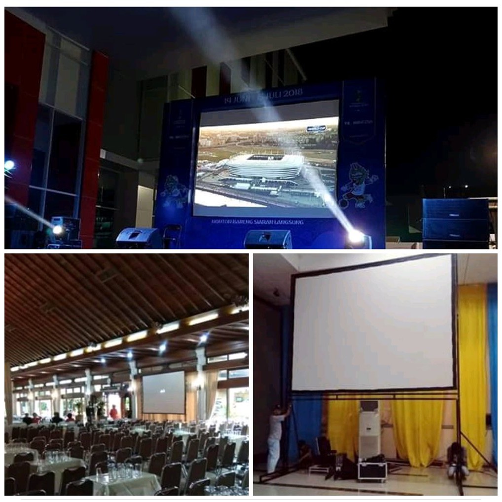 Screen proyektor  layar proyektor 3x4 tanpa sambungan Terbaik