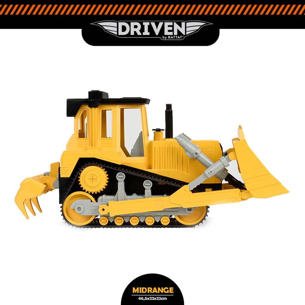 DRIVEN BY BATTAT - Bulldozer WH1004Z Midrange Series Mainan Anak Truk Mobil Mobilan Diecast