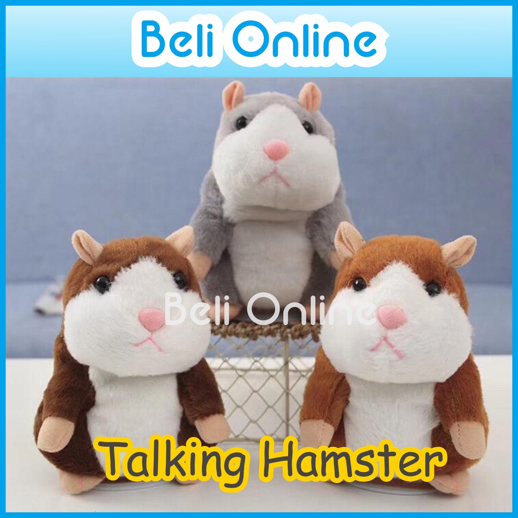 Talking Hamster Boneka Hamster Bisa Bicara Dan Bergerak