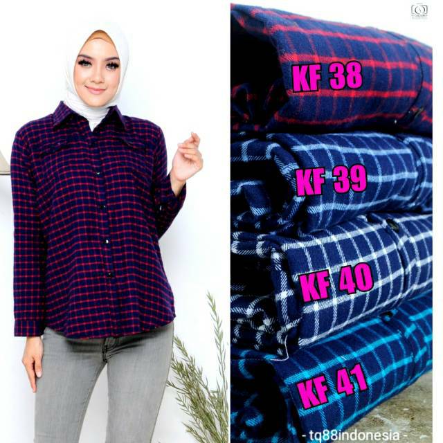 Kemeja flanel cewek/kemeja flanel /kemeja kotak cewek/hem/kemeja cewek/kemeja kotak/boyfriend shirt