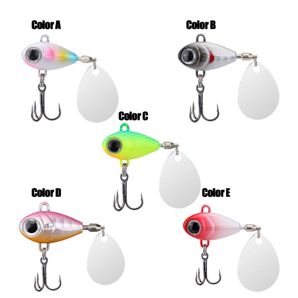 Umpan Pancing Logam Nanas Spinner Tackle Tenggelam Getar Putar Payet Treble Hook