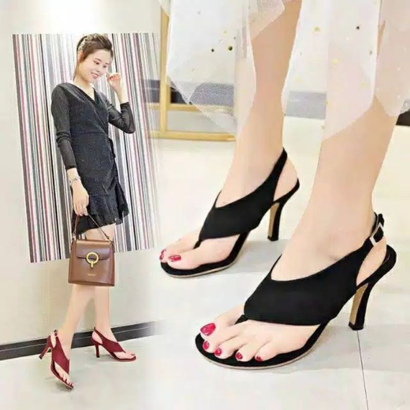 New arrival high heels jepit suede MB-012