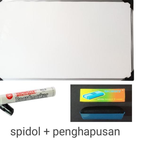 

♢ papan tulis whiteboard 50×70 Cm ✮