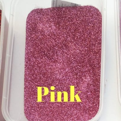 Serbuk Glitter Pink/ Glitter Bubuk Powder/ Serbuk Glitter Bahan Henna, Resin, Slime