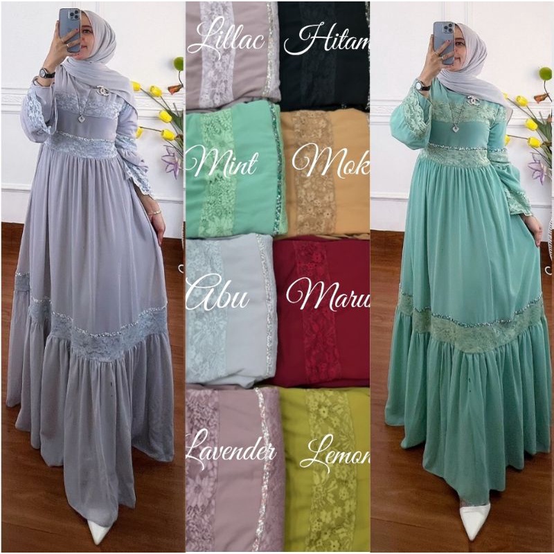 COD || RAISYA DRESS || BY ASOPUROH || FASHION MUSLIM