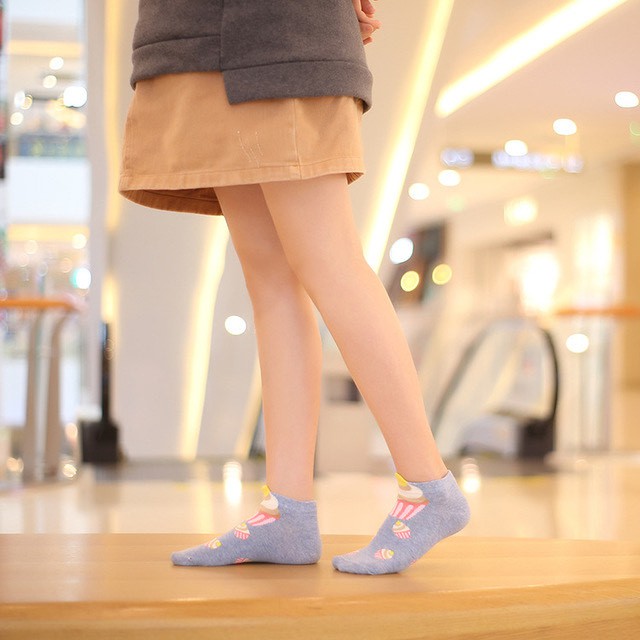 Kaos Kaki Socks Wanita Karakter Motif Cute Lucu Unik Import SHC05