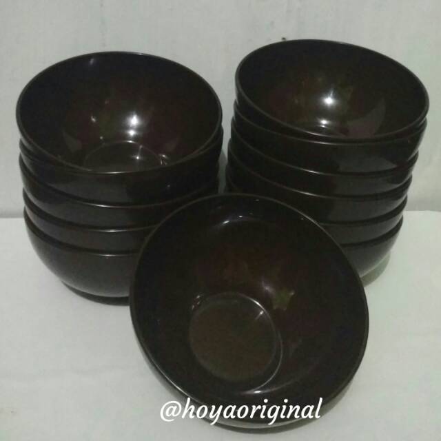 Mangkok Plastik HOYA 12 Pcs
