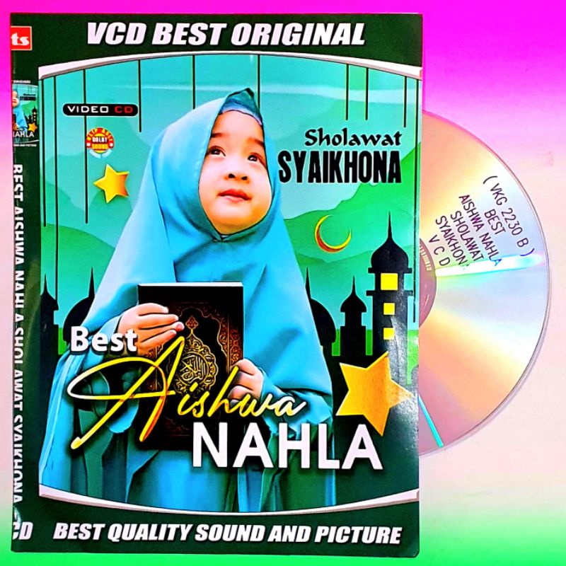 Jual KASET DISC VIDEO LAGU RELIGI ANAK AISHWA NAHLA ALBUM BARU - KASET