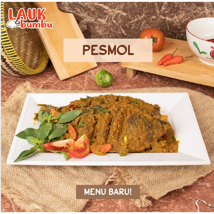 

Lauk bumbu PESMOL 250gr