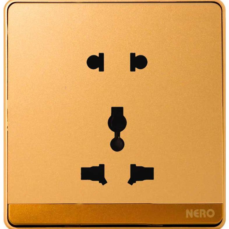 Stop Kontak Nero Decora Gold Q716Vg-G