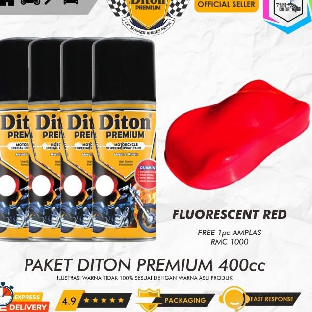 

9O Paket Hemat Skotlet/Stabilo DITON PREMIUM - 9015 Fluorescent Red ➺ ✬