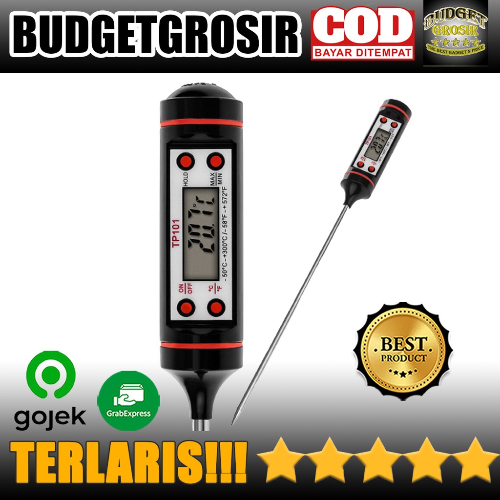 Digital Food Termometer Kopi Makanan Dapur Alat Pengukur Suhu - TP101--Taffware